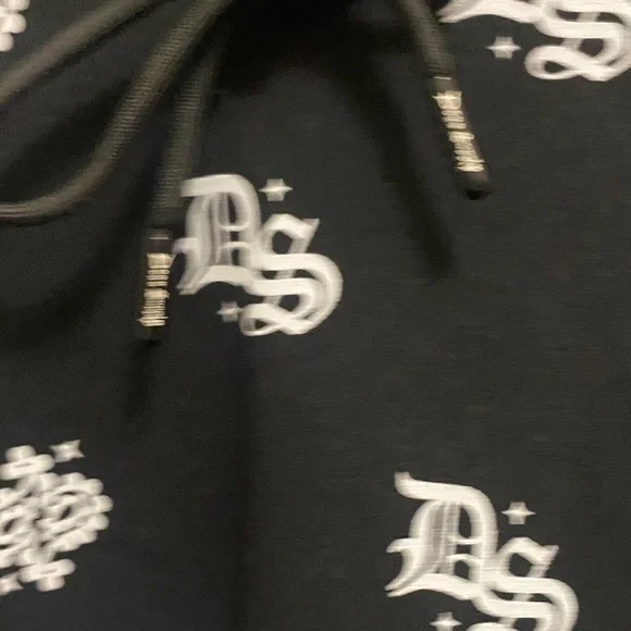 Dog Supply Men's Black and White Patterned Hoodie size 3x - Picture 10 of 14